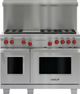 Wolf® 48" Stainless Steel Pro Style Dual Fuel Range-2