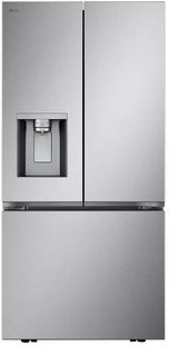 LG 33 in. 24.5 Cu. Ft. Stainless Steel French Door Refrigerator