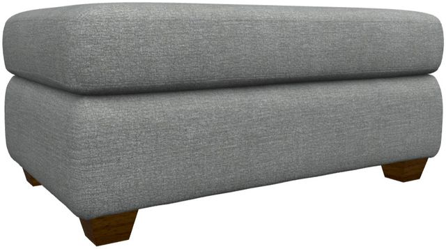 La-Z-Boy® Charlie Silver Ottoman-0
