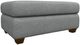 La-Z-Boy® Charlie Silver Ottoman-0