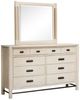 Magnussen Home® Sunset Cove Sanibel Brown Dresser and Mirror-0