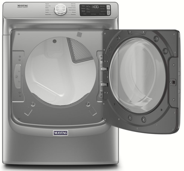 Maytag® Metallic Slate Front Load Washer & Electric Dryer Laundry Pair-4