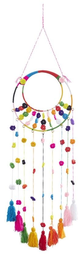 Deco Marche Wool Floral Macrame Wall Decor-0