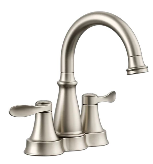 KOHLER® Bellera® Vibrant Brushed Nickel 0.5 GPM Centerset Bathroom Sink Faucet-0