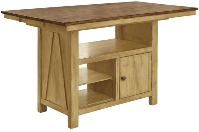 Liberty Furniture Lindsey Farm Brown/Natural Gathering Dining Table-0
