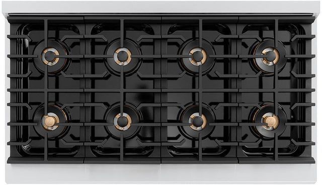 ZLINE Autograph Edition Paramount Series 48" Stainless Steel Pro Style Gas Range with Matte Black Accents -2