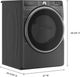 Whirlpool® 6 Series 7.4 Cu. Ft. Volcano Black Front Load Electric Dryer -3