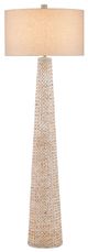 Currey & Company Birdsong Whitewash Floor Lamp-1