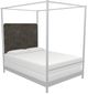 Wesley Allen Customizable Quincy King Upholstered Canopy Bed-0