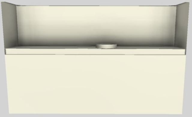 Vent-A-Hood® 48" Biscuit Wall Mounted Range Hood-4