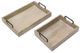 A & B Home Periyar 2-Piece Rustic Decorative Tray Set-4