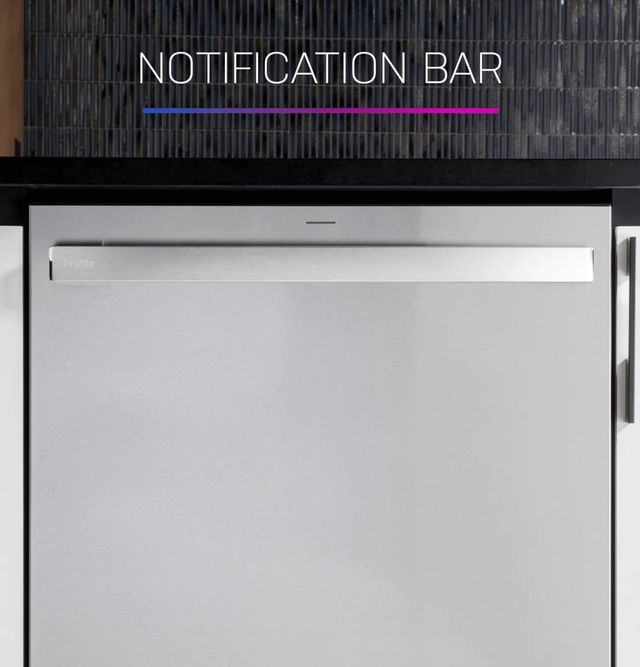 GE Profile™ 24" Black Stainless Steel Built In Top Control Dishwasher-9