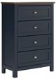 Signature Design by Ashley® Landocken Blue/Brown Chest of Drawers-0