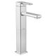 Moen® 90 Degree Chrome One-Handle High Arc Vessel Bathroom Faucet-1
