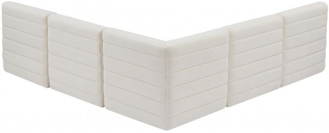 Meridian Furniture Quincy 5-Piece Cream Armless Modular Sectional-1