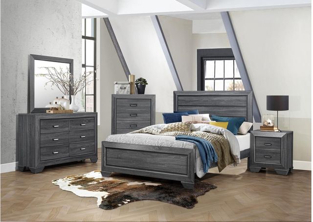 Homelegance® Beechnut Gray Full Panel Bed-1