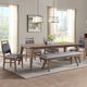 Intercon Oslo Weathered Chestnut Dining Table-1