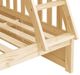 Homelegance® Bartly Natural Pine Twin/Full Bunk Bed-4