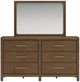 Signature Design by Ashley® Cabalynn Light Brown Dresser and Mirror-1