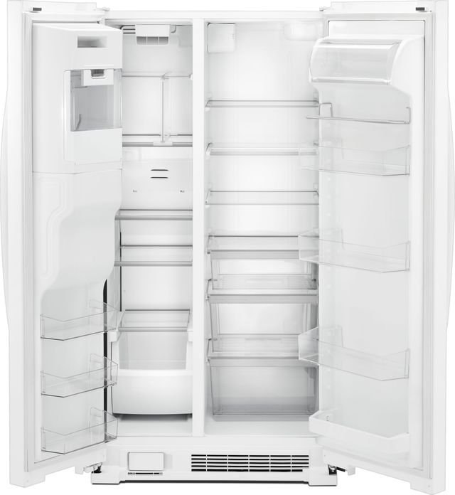 Whirlpool® 36" 24.5 Cu. Ft. Side-by-Side Refrigerator-White-1