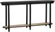 Crestview Collection Port Royal Natural Console Table with Black Base-0