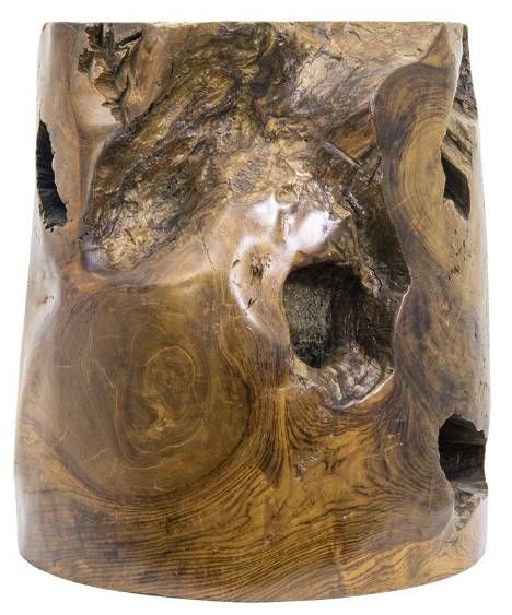 YHD Brown 16" Side Table-2