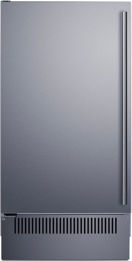 Summit® 18” 60 lb Stainless Steel Outdoor Icemaker-0