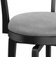 HH2 Home Sloan Black/Slate Gray Swivel Bar Stool-4