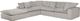 Jackson Furniture Posh Dove 4 Piece Sectional-0
