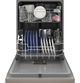 GE® 24" Finger Resistant Slate Built In Dishwasher with Sanitize Cycle and Dry Boost-3