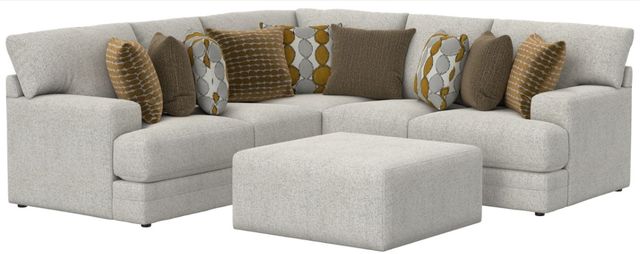 Jackson Furniture Tori 3-Piece Birch Sectional with Ottoman-0