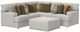 Jackson Furniture Tori 3-Piece Birch Sectional with Ottoman-0