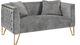 Kwality Imports Aura Gray Loveseat-1