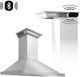 ZLINE 24" Stainless Steel Wall Mounted Range Hood with CrownSound® Bluetooth Speakers-4