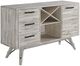 Intercon Modern Rustic Weathered White Server-0