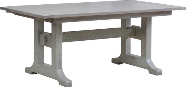 Urban Collections by Yutzy Woodworking Mission Retreat White Oak Trestle Dining Table-0