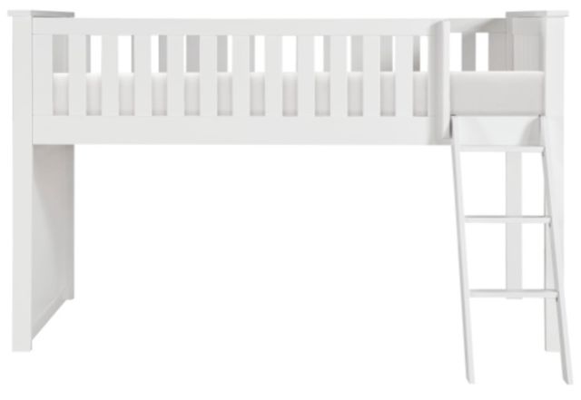 Homelegance® Galen White Twin Low Loft Bunk-2