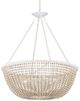 Currey & Company Sandstone/Sugar White Wychwood Chandelier-2
