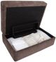 Franklin™ Talise Saganga Mink Storage Ottoman with Caster Legs-2