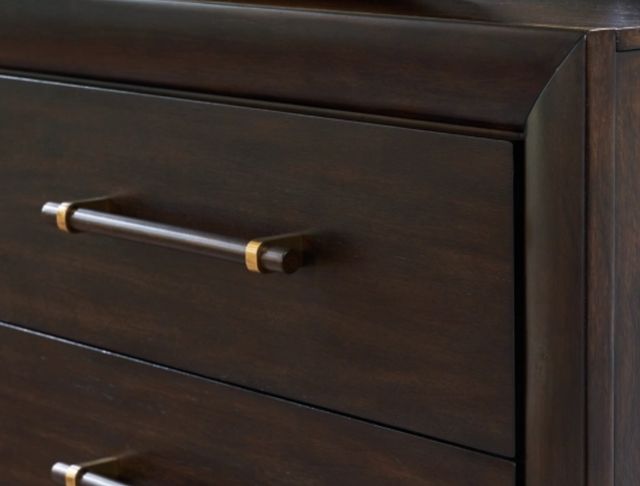 Benchcraft® Dantenton Merlot Dresser and Mirror-2