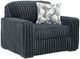 Signature Design by Ashley® Midnight-Madness Gunmetal Chair and a Half-0