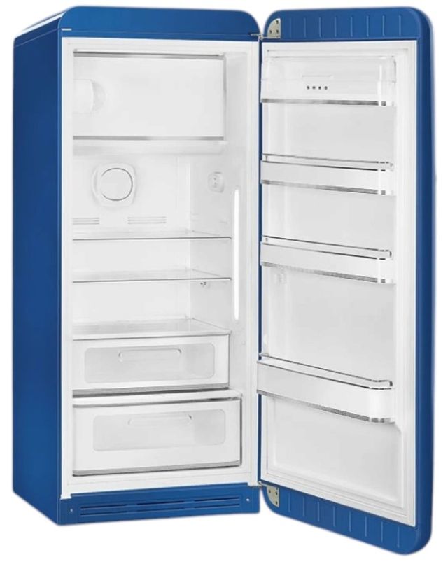 Smeg 50's Retro Style 9.9 Cu. Ft. Blue Compact Refrigerator-1