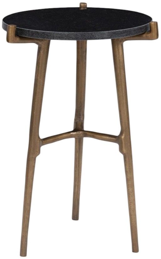 Classic Home Halley Black/Brown Accent Table -0