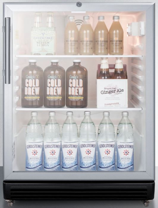 Summit® Commercial 24" Black Beverage Center-2