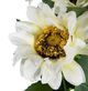 A & B Home Cream Faux Sunflower -4