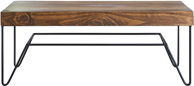 Elements International Cruz Natural Dining Bench-0