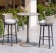Zuo® Modern Soleil Taupe Powder Coated Steel Bar Table-4