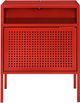 Elements International Ember Red Nightstand-1