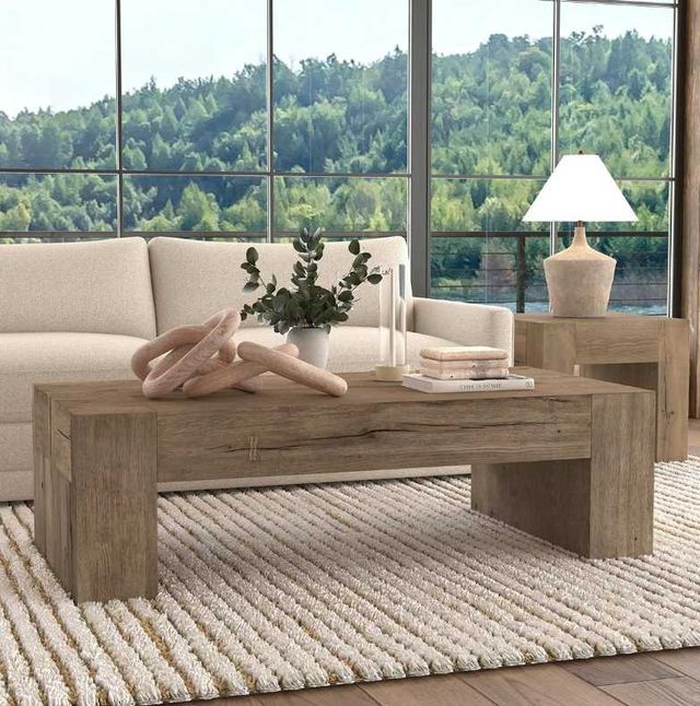 Classic Home Bristol Cafe Brown Coffee Table-1