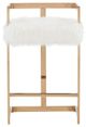 VIG Furniture Modrest Halifax Rosegold/White Counter Stool-2